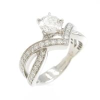 ショーメ ジョゼフィーヌ アムール デグレット リング 0．54ct・G・VVS1・3EXT