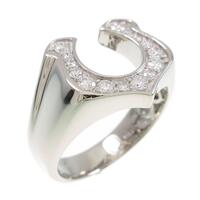 PT ホースシュー ダイヤモンドリング