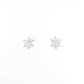 【リメイク】プラチナダイヤモンドピアス 0．225ct 0．258ct G SI1 GOOD