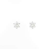【リメイク】プラチナダイヤモンドピアス 0．225ct 0．258ct G SI1 GOOD