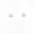 プラチナダイヤモンドピアス 0．507ct 0．529ct LY VS1?VS2 GOOD