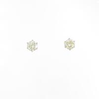 プラチナダイヤモンドピアス 0．507ct 0．529ct LY VS1?VS2 GOOD