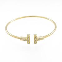 ティファニー Tワイヤー バングル