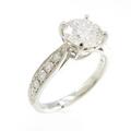 【リメイク】プラチナダイヤモンドリング 1．298ct F SI2 EXT