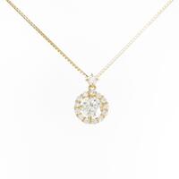 【新品】K18YG ダイヤモンドネックレス 0．511ct H SI2 GOOD