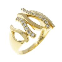 K18YG ダイヤモンドリング