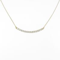 【新品】K18YG ダイヤモンドネックレス