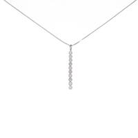 K14WG ダイヤモンドネックレス