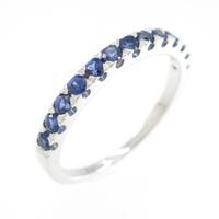 K18WG サファイヤリング