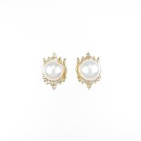 K18YG アコヤパールピアス