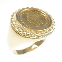 14KYG コイン リング