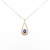 4゜C サファイヤネックレス