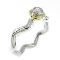 ティファニー ジグザグ リング