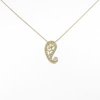 K18YG ダイヤモンドネックレス