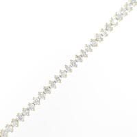 18KYG ダイヤモンドブレスレット
