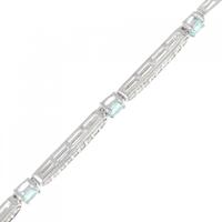 18KWG トルマリン ブレスレット 0.32CT