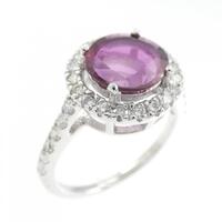 750WG ルビー リング 1.006CT