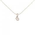 K18PG ダイヤモンド ネックレス 0.05CT