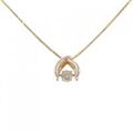 K18PG ダイヤモンド ネックレス 0.30CT