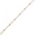 K18PG ダイヤモンド ブレスレット 0.28CT