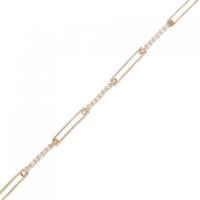 K18PG ダイヤモンド ブレスレット 0.28CT