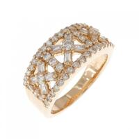 K18PG ダイヤモンド リング 0.75CT
