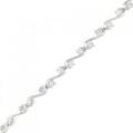 K18WG ダイヤモンド ブレスレット 0.25CT