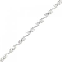 K18WG ダイヤモンド ブレスレット 0.25CT