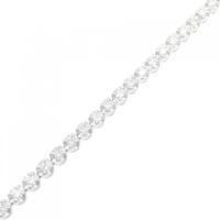 K18WG ダイヤモンド ブレスレット 1.50CT