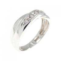 K18WG ダイヤモンド リング 0.10CT
