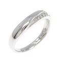 K18WG ダイヤモンド リング 0.12CT