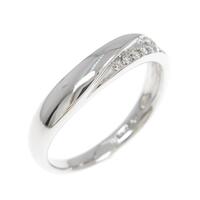 K18WG ダイヤモンド リング 0.12CT