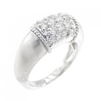 K18WG ダイヤモンド リング 0.57CT
