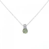 K18WG デマントイドガーネット ネックレス 0.40CT
