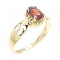 K18YG ガーネット リング