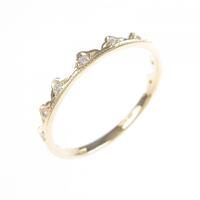 K18YG キュービック リング