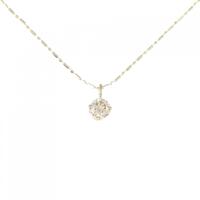K18YG ソリティア ダイヤモンド ネックレス 0.40CT