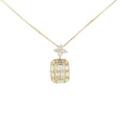 K18YG ダイヤモンド ネックレス 0.35CT