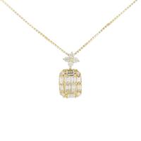 K18YG ダイヤモンド ネックレス 0.35CT