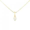 K18YG ダイヤモンド ネックレス 0.44CT