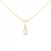 K18YG ダイヤモンド ネックレス 0.44CT