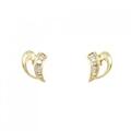 K18YG ダイヤモンド ピアス 0.30CT