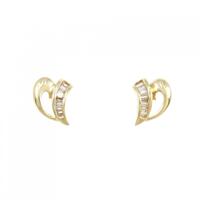 K18YG ダイヤモンド ピアス 0.30CT