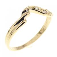 K18YG ダイヤモンド リング 0.02CT