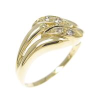 K18YG ダイヤモンド リング 0.06CT
