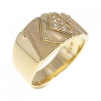 K18YG ダイヤモンド リング 0.07CT