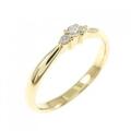 K18YG ダイヤモンド リング 0.08CT