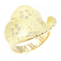 K18YG ダイヤモンド リング 0.14CT