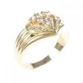 K18YG ダイヤモンド リング 0.23CT