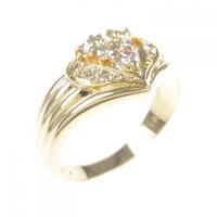 K18YG ダイヤモンド リング 0.23CT
